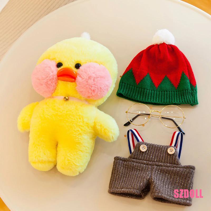 Thú Nhồi Bông 30Cm Hình Chú Vịt Vàng Hoạt Hình Lalafan Cafe