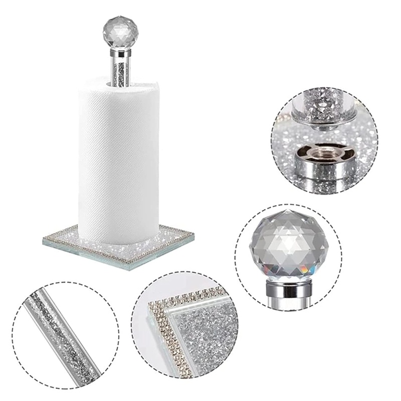 QQ Giá Đỡ Cuộn Giấy Vệ Sinh Bằng Nhựa Chống Trượt Tiện Dụng Cho Nhà Bếp