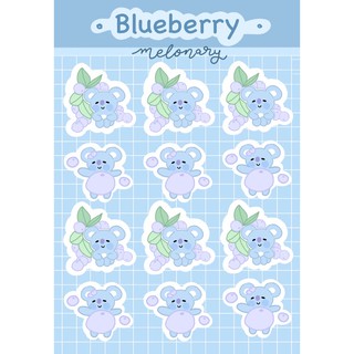 Sticker Blueberry🫐 🐨 koala | Melonary_mnl
