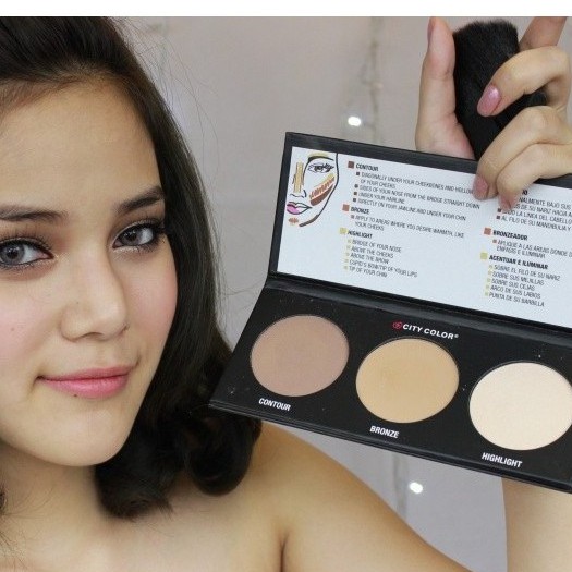 Phấn Tạo Khối 3 Ô City Color Contour Effects Palette | BigBuy360 - bigbuy360.vn