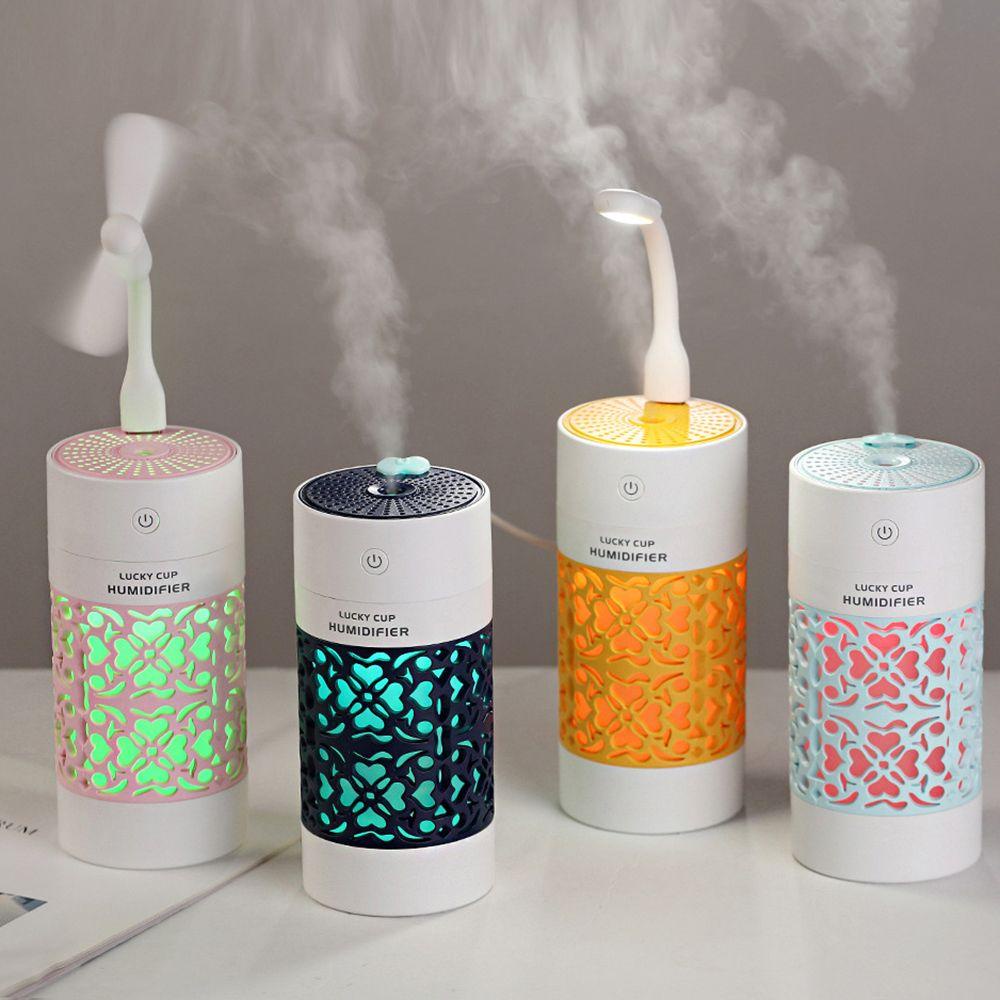 WONDER Air Humidifier Office Decor Portable LED Light Essential Oil Diffuser Atomizer