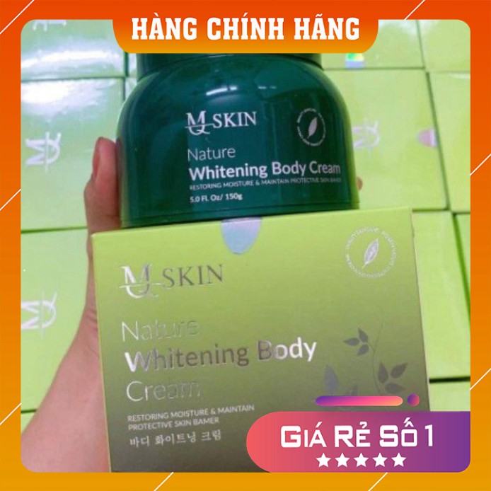 Kem Body ❤️FREESHIP❤️Kem MQSKIN Body Dưỡng Trắng Tinh Thể Diệp Lục Chính Hãng