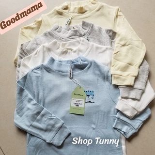 Áo giữ nhiệt cổ 3 phân chất len tăm cho bé từ 6 đến 36 tháng Goodmama