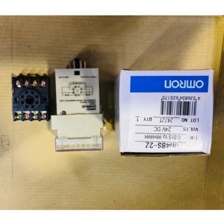 Rơ le thời gian 24v - kèm đế