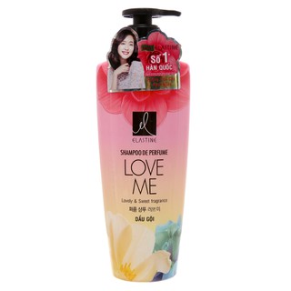 Dầu gội nước hoa Elastine Love Me óng mượt chắc khoẻ 600ml