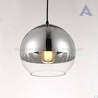 Đèn thả cầu vàng bạc D150