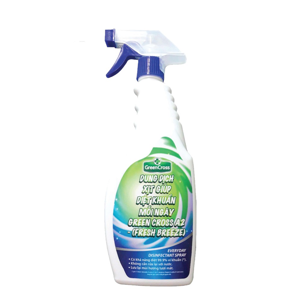 Xịt Khử Khuẩn Vật Dụng Green Cross A2 Hương Fresh Breeze &amp; Summer Breeze 500ml - 100472642