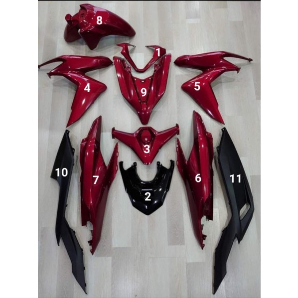 DÀN ÁO VARIO & CLICK  MÀU ĐỎ CHÍNH HÃNG HONDA
