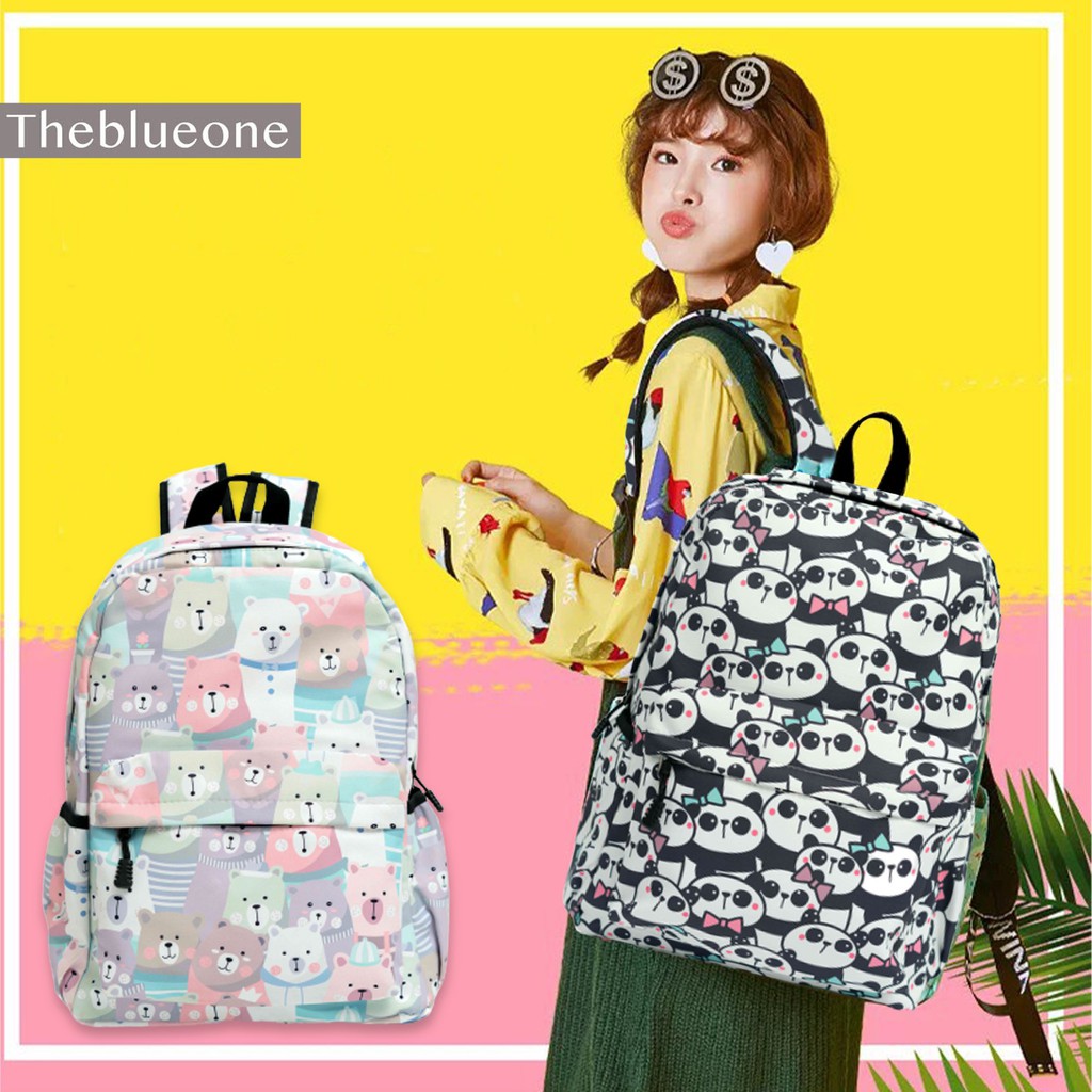 Balo Đi Học Nữ Phong Cách Vintage Cá Tính, Có Ngăn Chống Sốc Cho Laptop, Chất Liệu Chống Nước, Chống Ẩm Mốc Dùng Đi Chơi