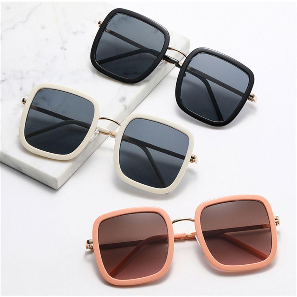 Kính Mát Oversized Chống Tia UV400 Phong Cách Vintage Cho Nam