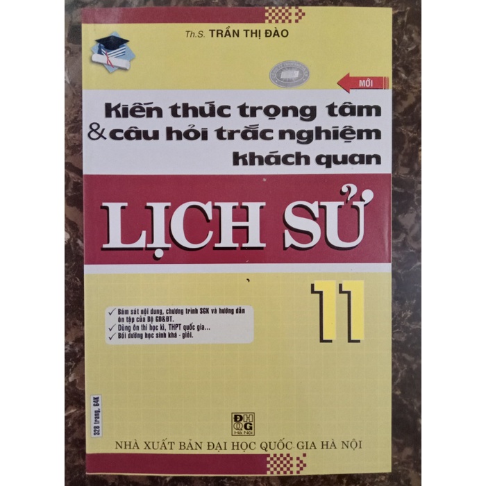 Sách - Kiến thức trọng tâm và câu hỏi trắc nghiệm khách quan Lịch Sử 11