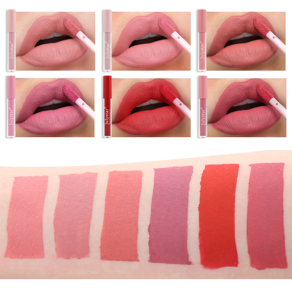 Set 6 Son Kem Lì Kháng Nước Lâu Trôi Suốt 24 Giờ