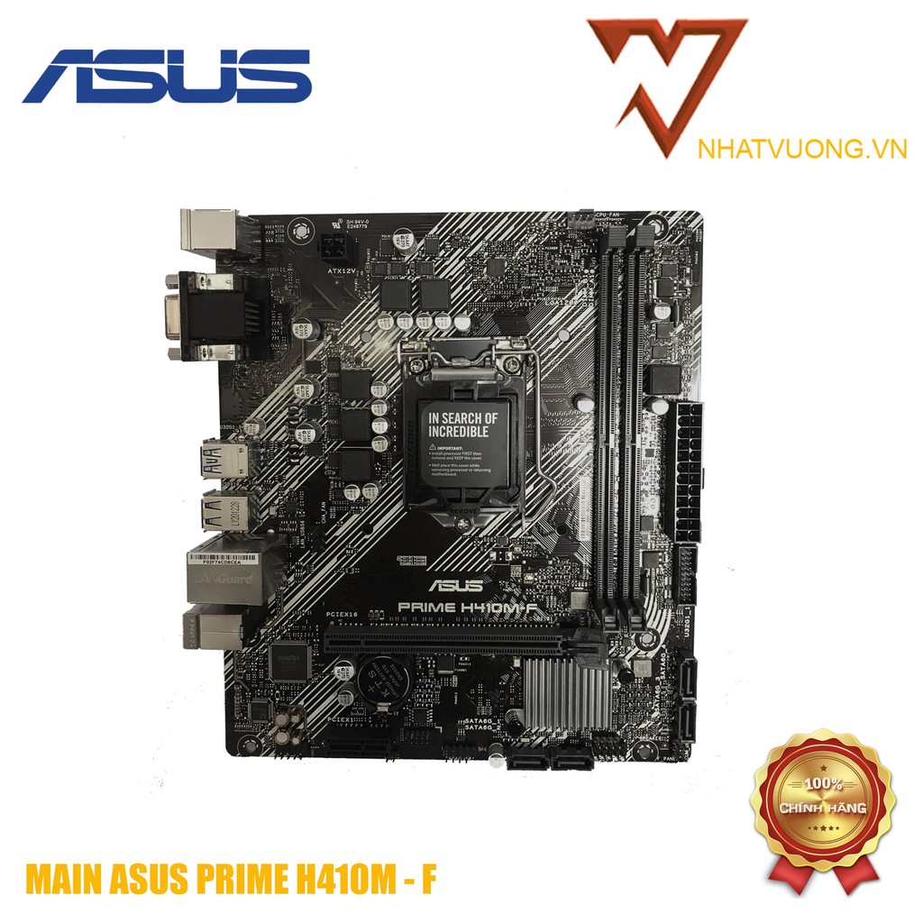 Mainboard ASUS H410M F PRIME FULL BOX 100%