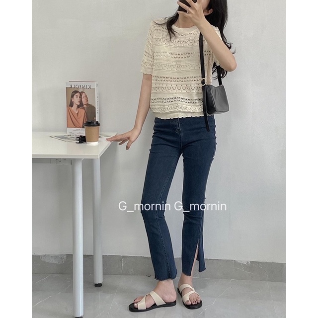 Quần jeans ống xẻ XĐ QJ0979 - Gmornin
