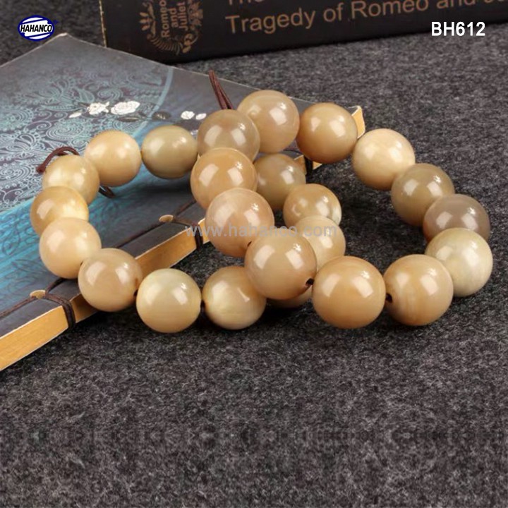 Vòng Tay sừng Giúp Tâm Bạn Tĩnh - Sức Khỏe Bình An - Tài Lộc - Độc Lạ (BH612T) - Bracelet Of Hahanco