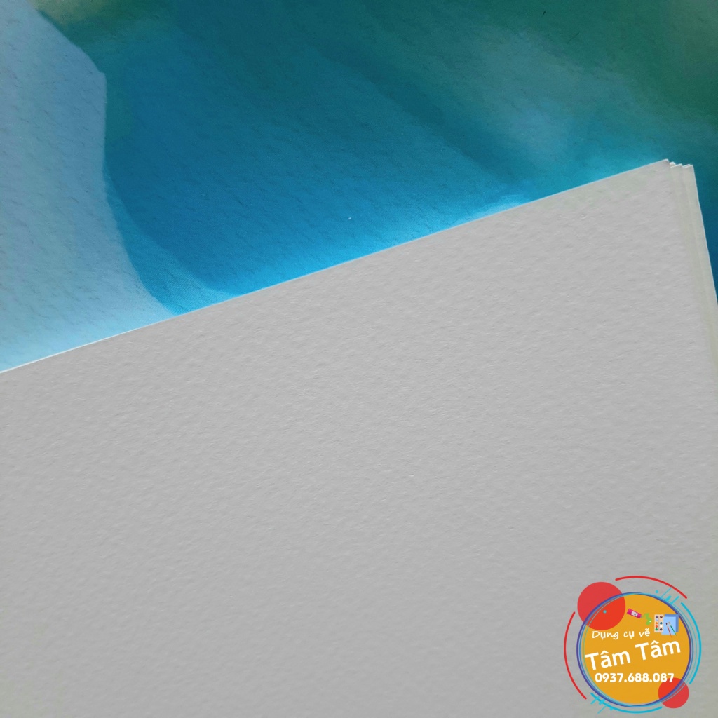 [ TÂM TÂM  -Sổ vẽ màu nước Happy 300gsm dạng - Sổ vẽ Happy vẽ màu nước , màu gouache , màu acrylic