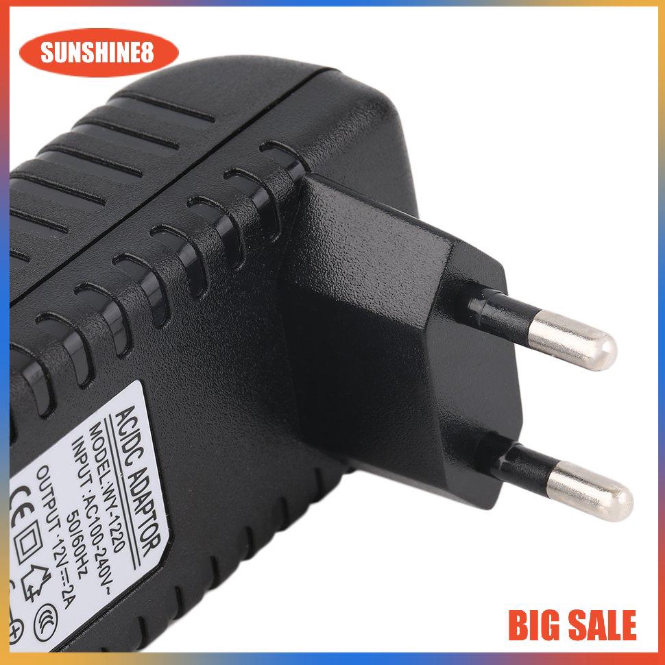 Bộ Chuyển Đổi Nguồn Điện Dc 12v 2a Ac Cho Dây Đèn Led 5050 5630 3528