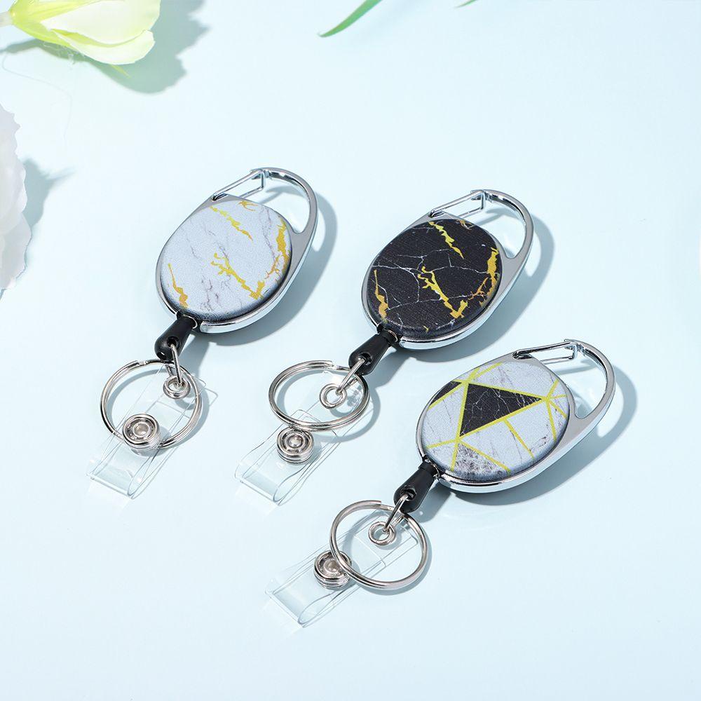 PISTA Móc Khóa Có Thể Thu Gọn Siêu Bền Để Đựng Thẻ ID Tiện Dụng Giá Đỡ