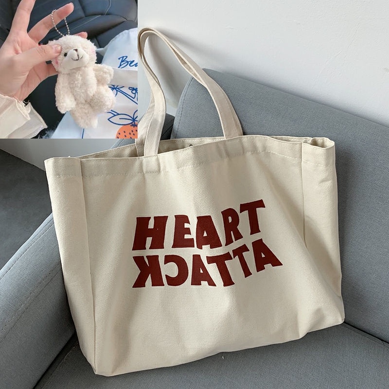 Túi vải Cỡ Lớn Phong Cách Hàn Quốc Mới