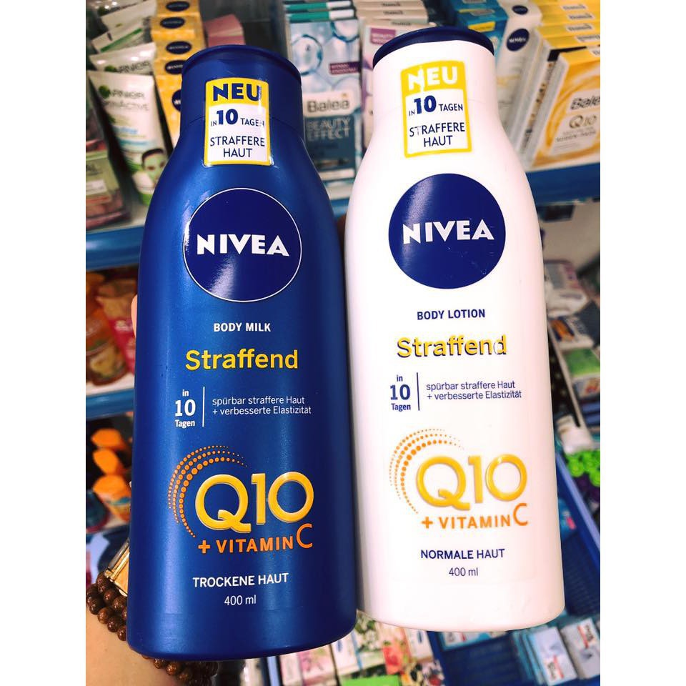 DƯỠNG THỂ NIVEA BODY LOTION STRAFFEND Q10 + VITAMIN C