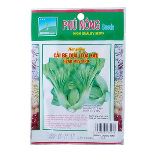 Hạt giống cải bẹ dưa Phú Nông (PN13010620G) - 10g