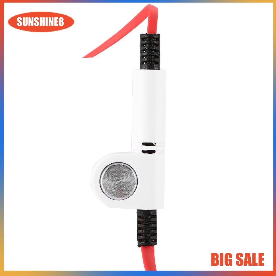 【SUN】2 Pin K Plug Headset In Ear Earpiece Walkie Talkie Headphone Two Way Radio