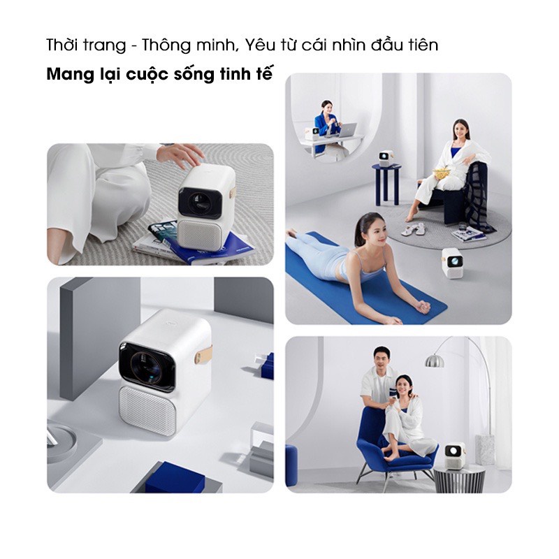 Máy chiếu Wanbo T6 MAX bản Quốc Tế (Full HD 1080P,tự động lấy nét,Wifi 5G,Android 2GB/16 mượt mà