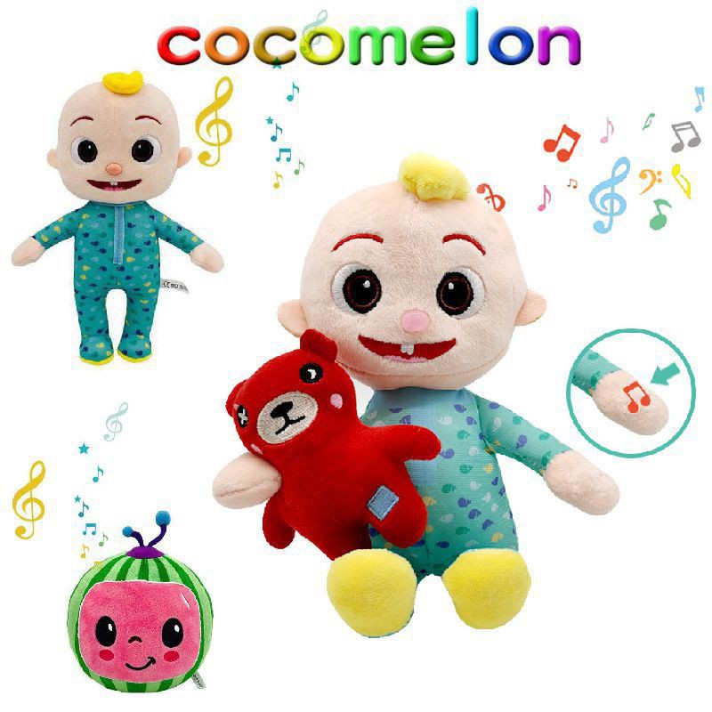 Cocomelon JJ Plush Toy 26cm/10in Boy Stuffed Gift Kids Educational Birthday D