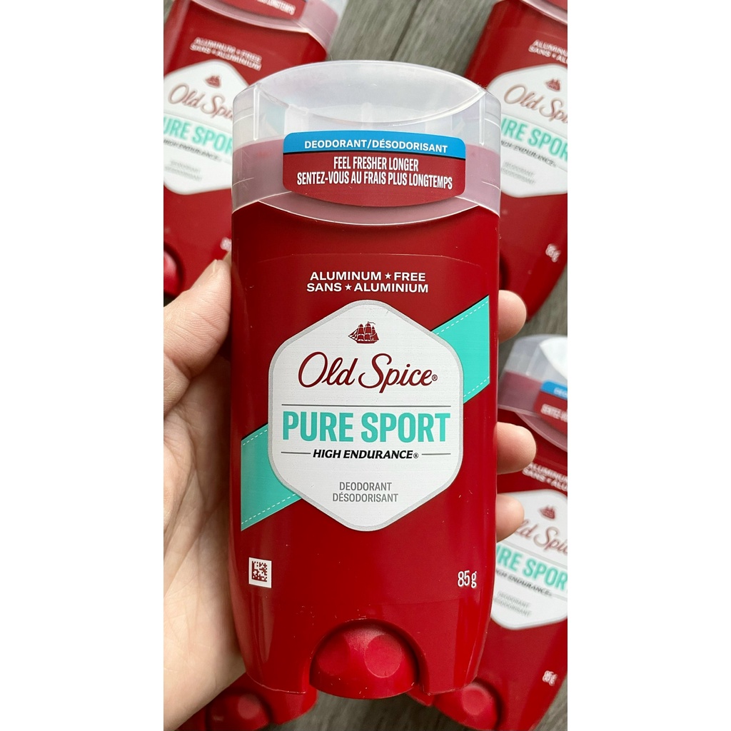 Sáp lăn khử mùi cơ thể Old spice pure sport 85g; Hsd 2024