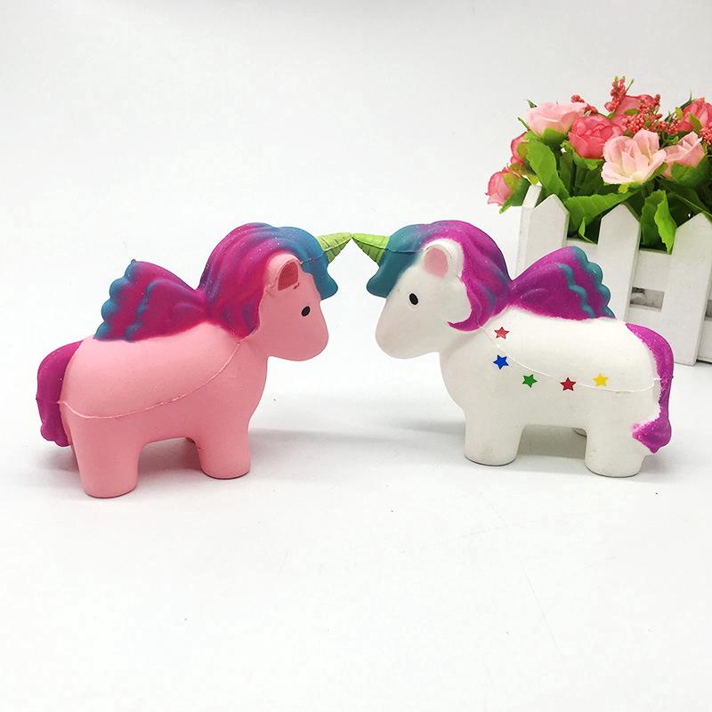 Kawaii Squishy Unicorn Super Slow-Rising Model Little Pony Stress Relief PU Toys