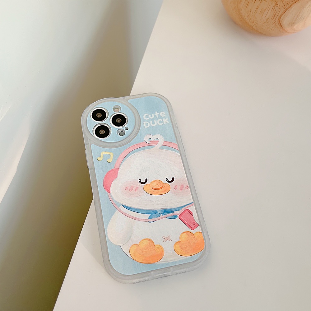 Ốp lưng iphone Cute Duck Màu Xanh 13promax/13pro/13/12promax/12pro/12/7plus/8plus/11/11promax/x/xs/xsmax/7/8 - Ina Case