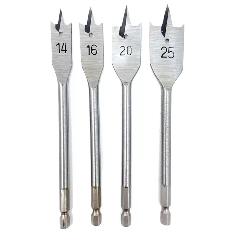 Bộ 6 mũi khoan khoét gỗ đuôi cá chuyên dụng