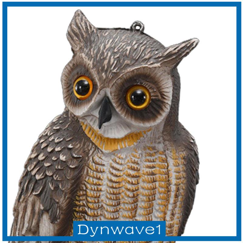 Chim Cú Sống Động Như Thật Chống Côn Trùng Trang Trí Ngoài Trời