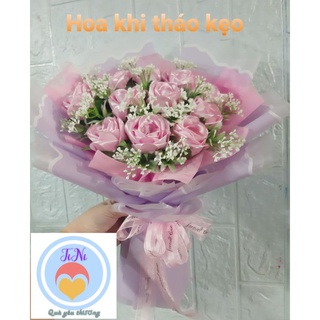 Bó hoa Chupa Chups (tháo kẹo vẫn còn hoa)