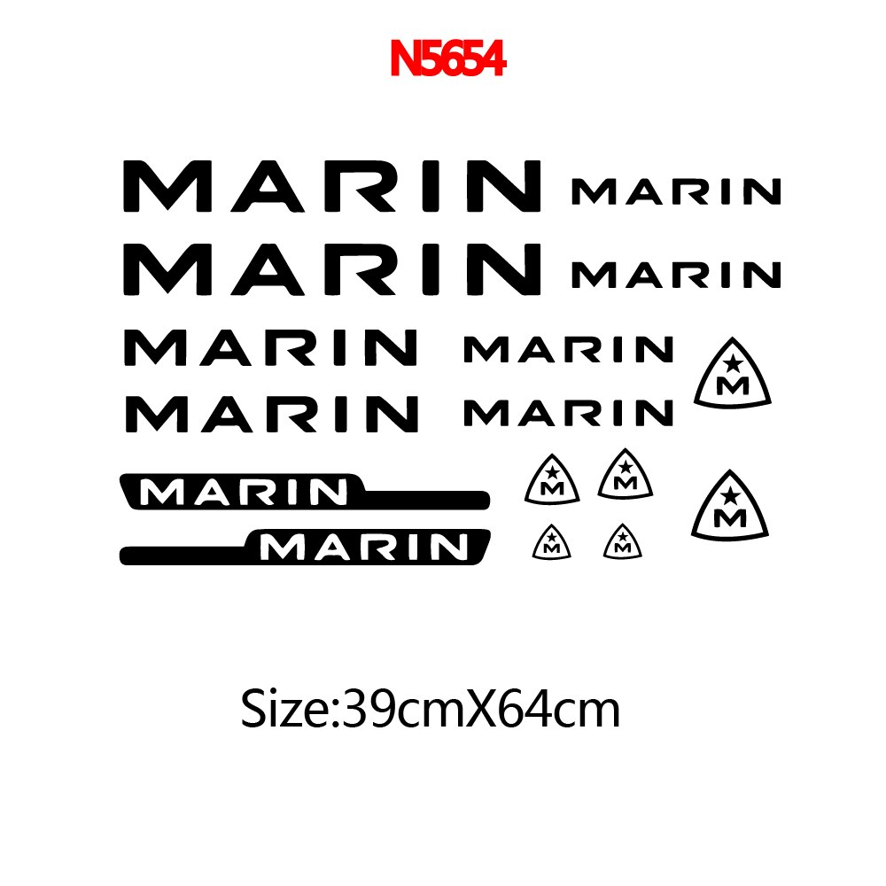 Miếng Dán Phản Quang Trang Trí Khung Xe Đạp Marin MTB