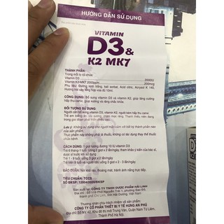 Vitamin-D3-MK7 nhỏ giọt