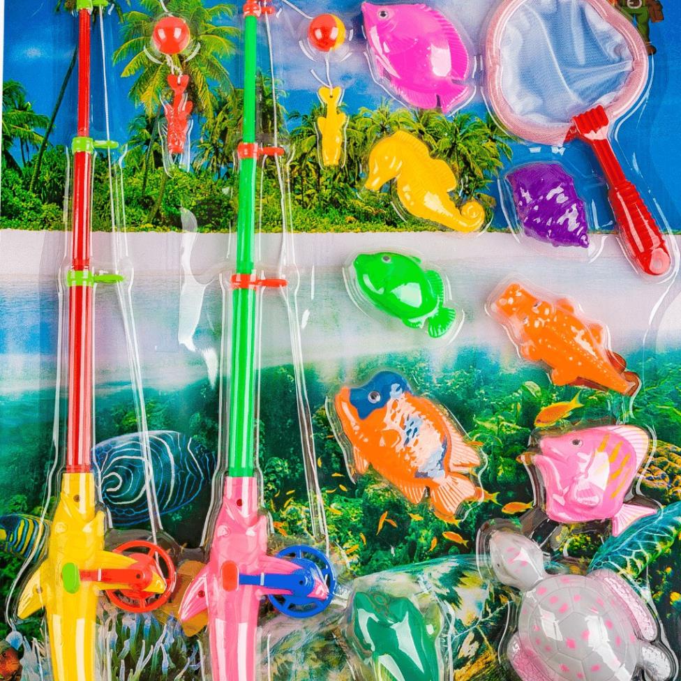 Đồ chơi câu cá 2 cần cho bé Hoàng Thu HT7651