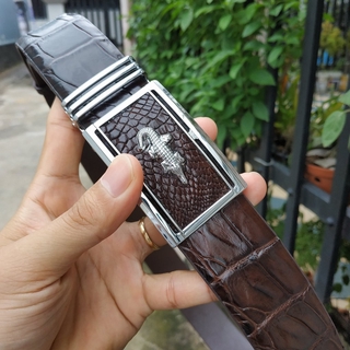 Thắt Lưng Da Cá Sấu Liền 4 cm [PHIÊN BẢN CÓ GÙ RẤT ĐẸP]
