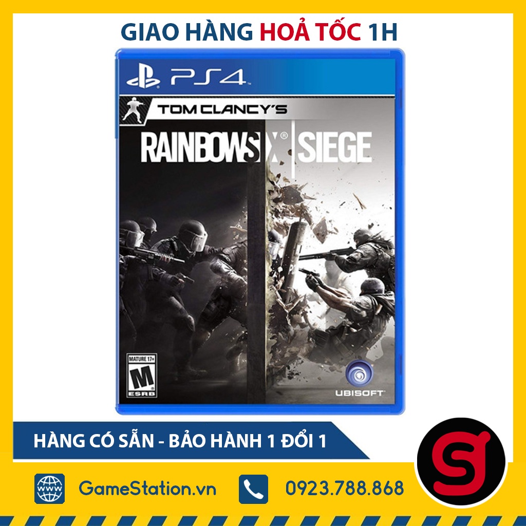Đĩa Game PS4: Tom Clancy’s Rainbow Six Siege