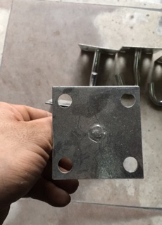 Móc quạt INOX có bản mã