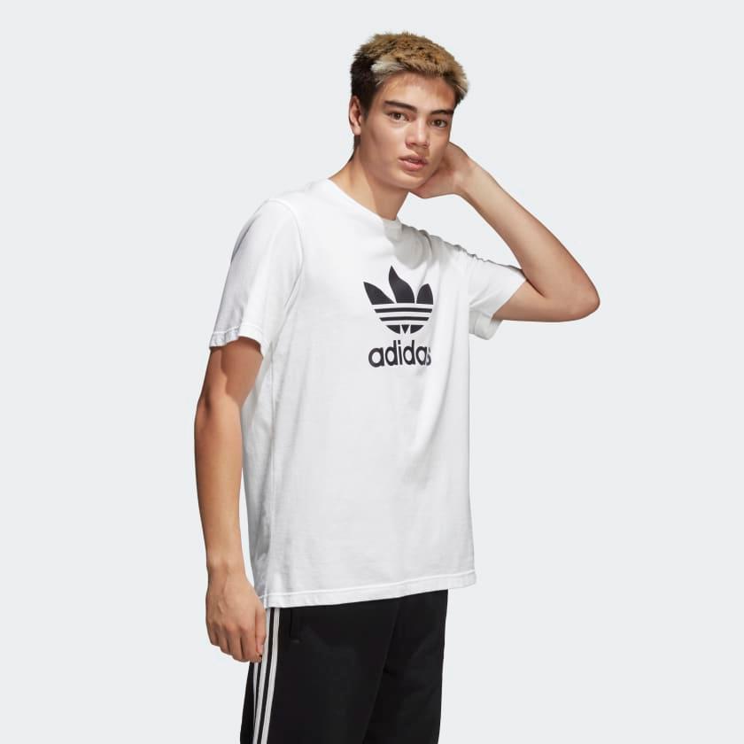 Áo Adidas Original truyền thống trắng đen