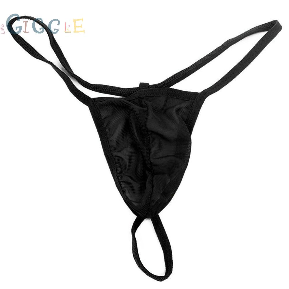Men Micro G-string Thongs Mesh Underwear T-back Briefs Bikini Underpants Swimming Clubwear