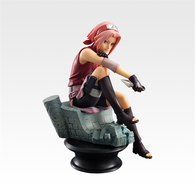 6pcs/set Naruto Action Figures Dolls Chess New PVC Anime Naruto Sasuke Gaara Model Figurines Toy Action Figure