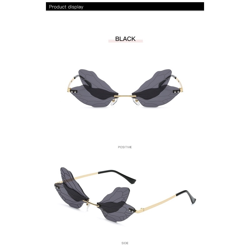 Kính Râm Hình Bướm Thiết Kế Xinh Xắn Hợp Thời Trang