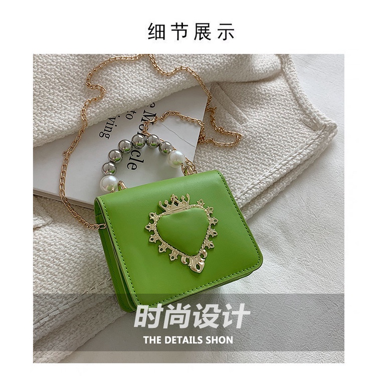 Túi Đeo JASMIN NOIR Chéo Da PU Phối Dây Xích Thời Trang