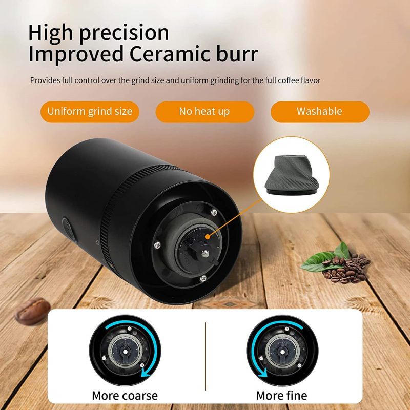 Máy Xay Hạt Cà Phê / Hạt Cà Phê Tự Động Sạc USB Tiện Dụng