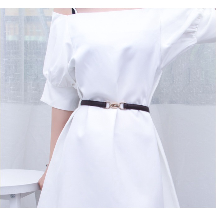 Đai váy nịt nữ MÓC GÀI bản nhỏ xinh 1.4cm