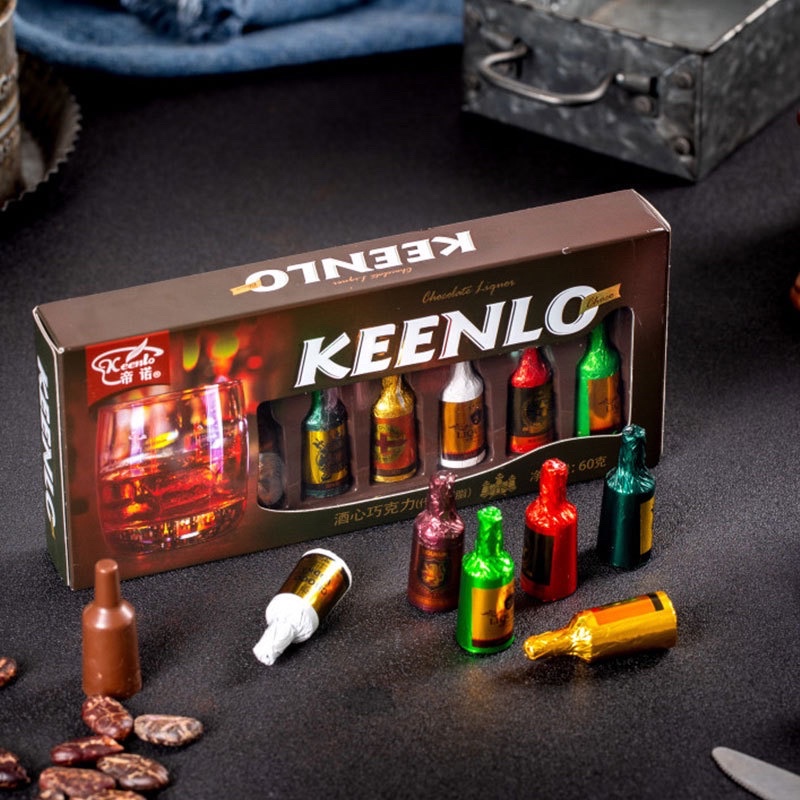Socola nhân rượu Keenlo Set 6 chai.
