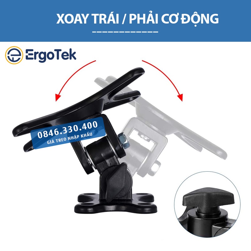 S10 | Giá Treo Màn Hình ErgoTek S10 17 - 32 Inch - Treo Tường - Hợp Kim Nhôm - Màn Xoay 360 Độ