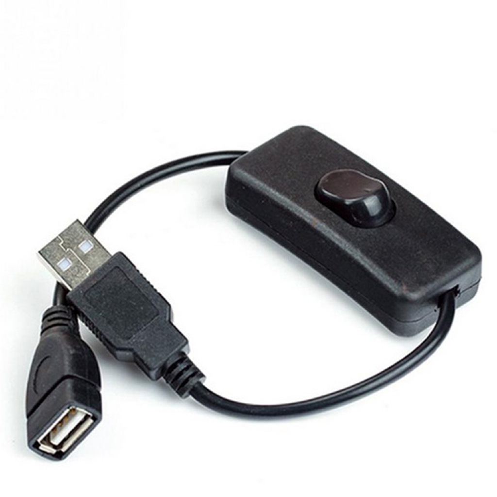 ^0^ Male To Female USB Cable With Switch ON/OFF For LED Light Strip Power Line 2A